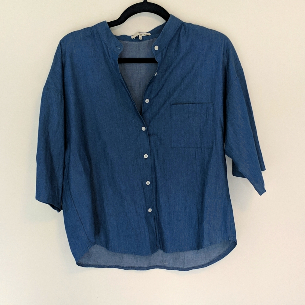 Never worn Oak and Fort denim style cotton shirt.